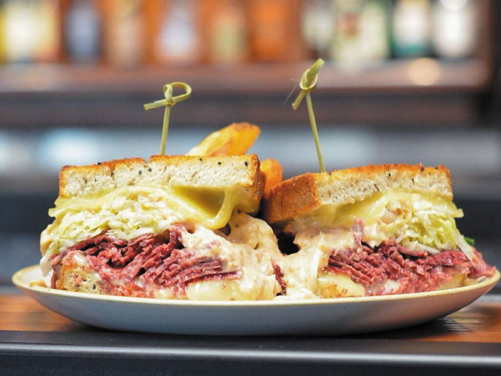 Two sandwiches served on a plate