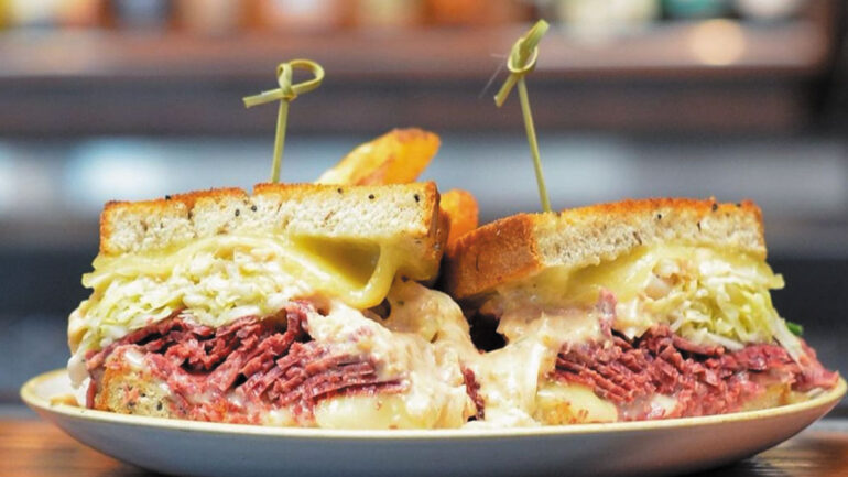 Two sandwiches served on a plate