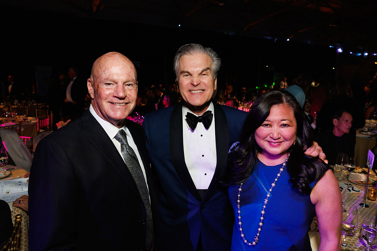 Ed Coyne, Doug Clough, Erin Uesugi (Emerald Sponsors)