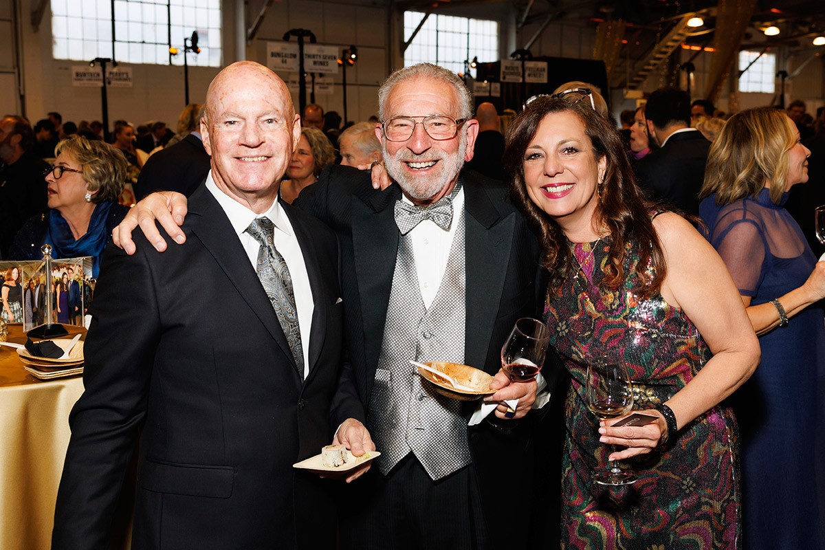Ed Coyne (Emerald Sponsor), Allan Herzog (Diamond Sponsor), Nancy Romano (Board Member)