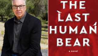 Greg Sarris & Cover of his new book The Last Human Bear