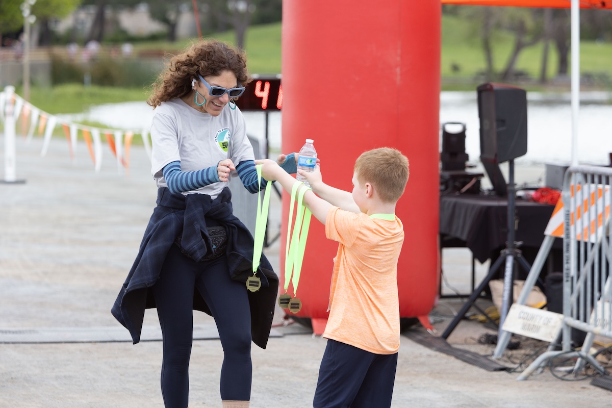 Helix School. Paths to Possibilities 5K 2026,Medals, Photo Courtesy of Deanna Mayer