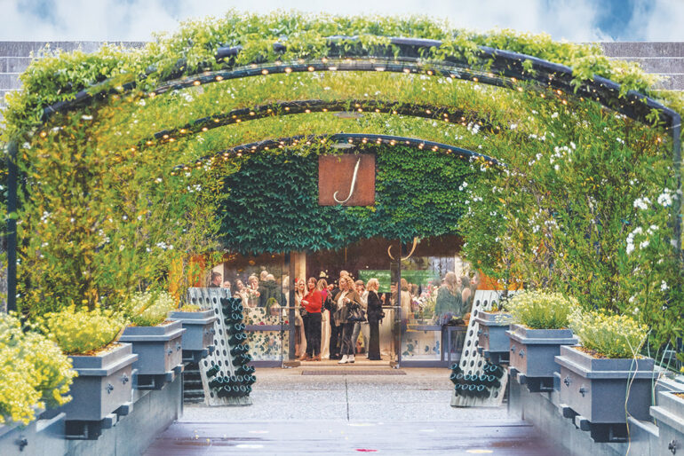 J Vineyards & Winery Entrance