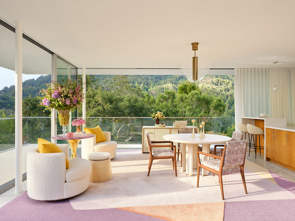 Color Theory: A Midcentury Marin Home Reimagined With Bold Design