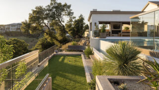Santa Rosa Home - entertaining area and infinity pool
