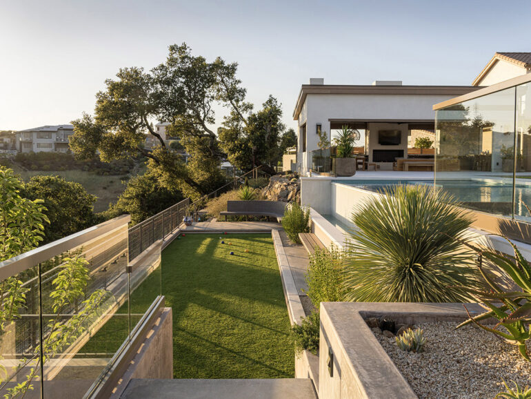 Santa Rosa Home - entertaining area and infinity pool