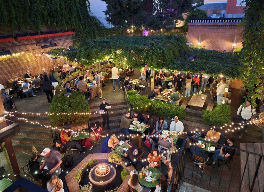 Jupiter Beer Garden in Berkeley