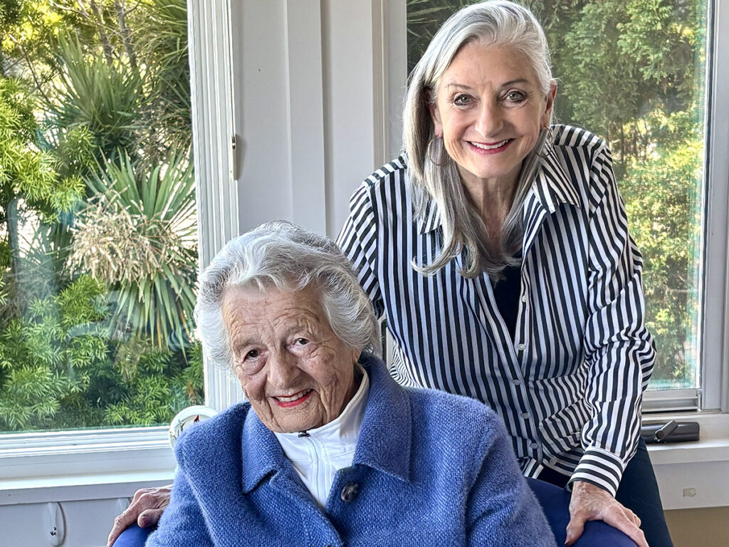 Patricia Wood and her niece Cheryl Popp, Credit Harry Dorfman