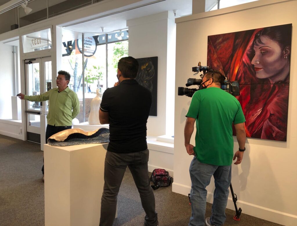 An art gallery