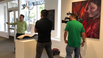 An art gallery