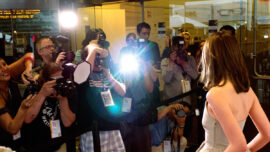 Elle Fanning Arrival Low Down Screening by Marco Starr