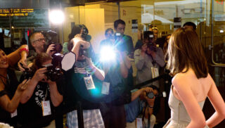 Elle Fanning Arrival Low Down Screening by Marco Starr