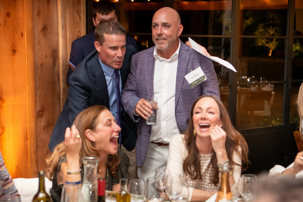 Guests and Auctioneer Senator Mike McGuire during live auction, Photo Credit Stuart Lirette