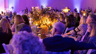 Guests watching documentary, Photos by Sean T. Smith