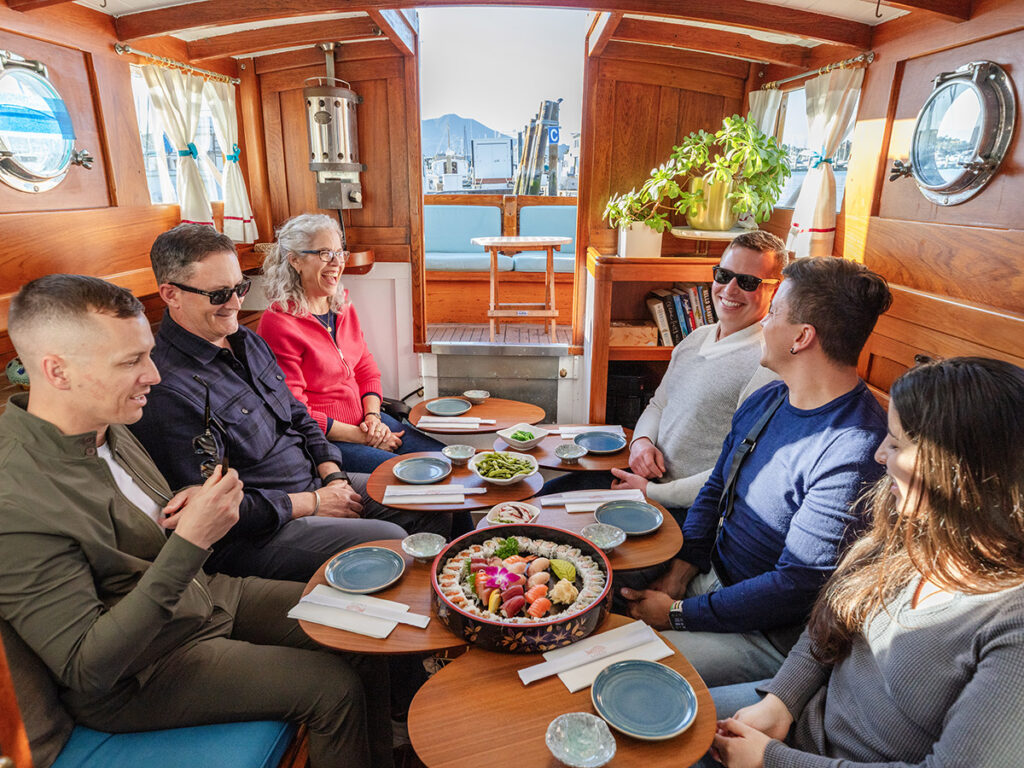 Meeting, Asesu Boat Omakase, Photo Credit Brian Barth