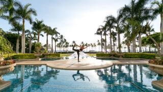Wellness Grand Wailea Kate Yoga Pool SFW, Courtesy of Grand Wailea
