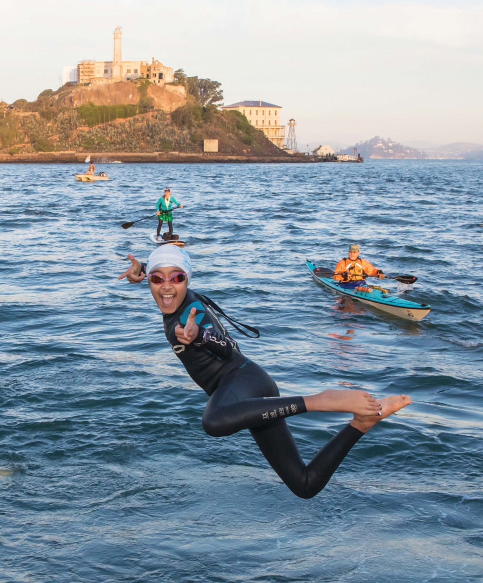 Alcatraz swim