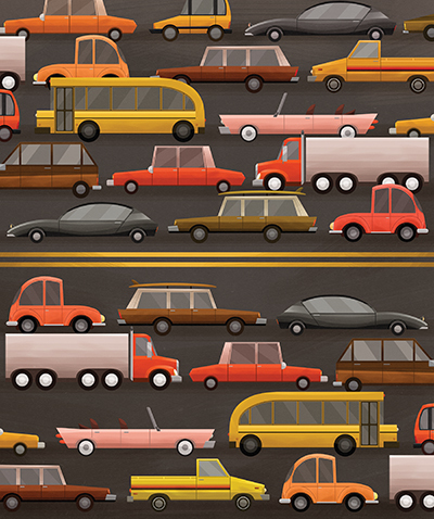 Traffic Cartoon 