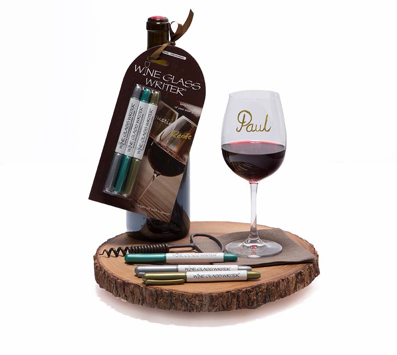 Marin Magazine Wine Glass Pen 