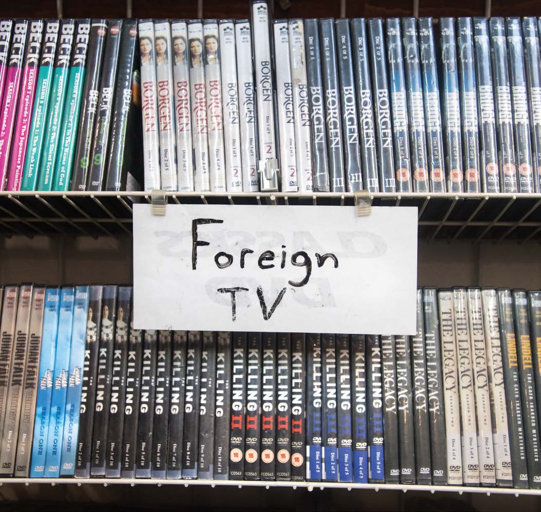 Foreign TV Section at Bette's Flicks