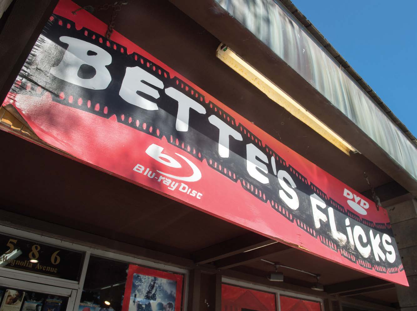 The old location of Bette's Flicks
