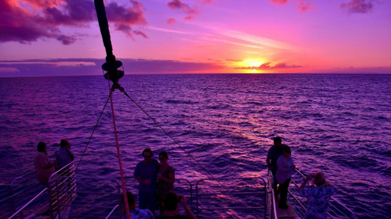 Sunset Dinner Sail along Kauai's South Shore, Land, Sky and Sea: New Activities on Kauai, Marin Magazine