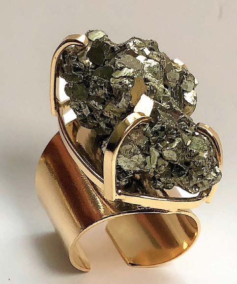 Pyrite Cuff Ring Tumbleweed Boutique