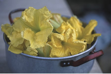 flowers prepared for cooking