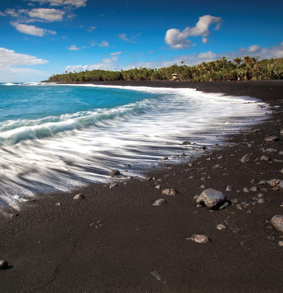 Where to Go in Hawaii This Spring, Marin Magazine, Isaac Hale Beach Park in Pohoiki, Black Sand Beach and Lagoon, Big Island, Puna District