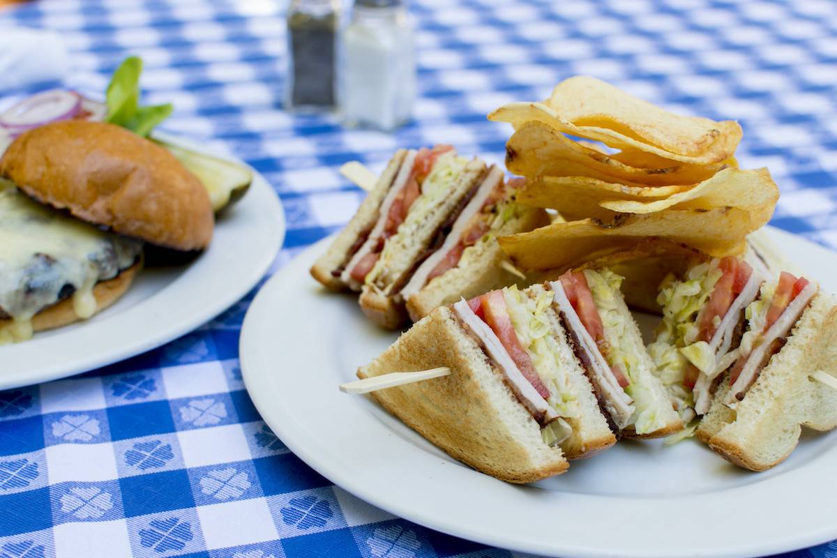 Perry's Larkspur Club Sandwich